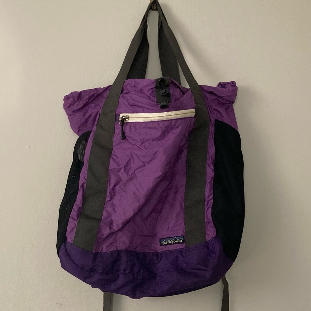 Purple Patagonia Ultralight Black Hole Tote Backpack